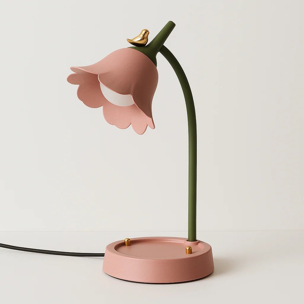 Bird and Flower LED Table Lamp - Lattea Global