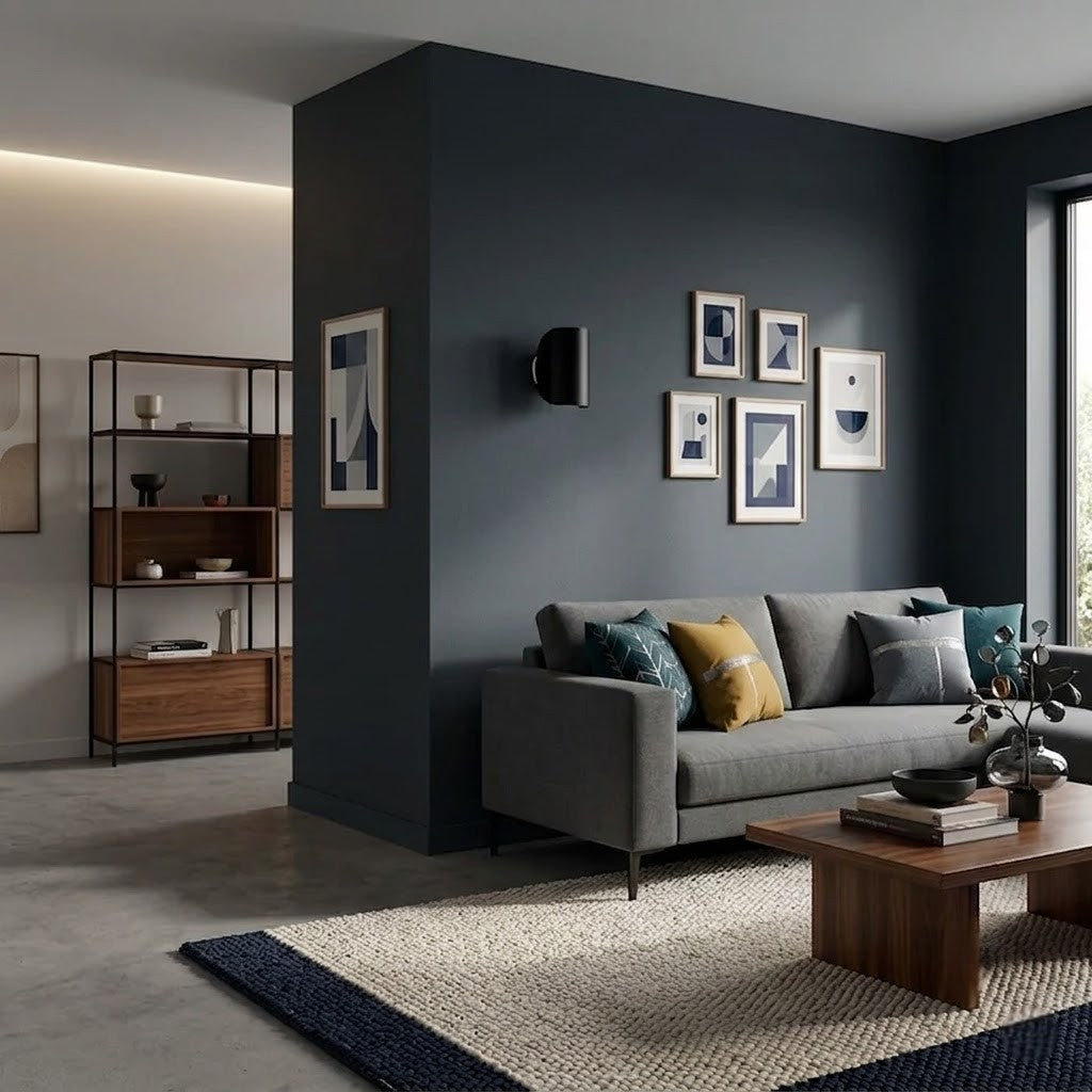 Black Up & Down Modern Wall Sconce Light