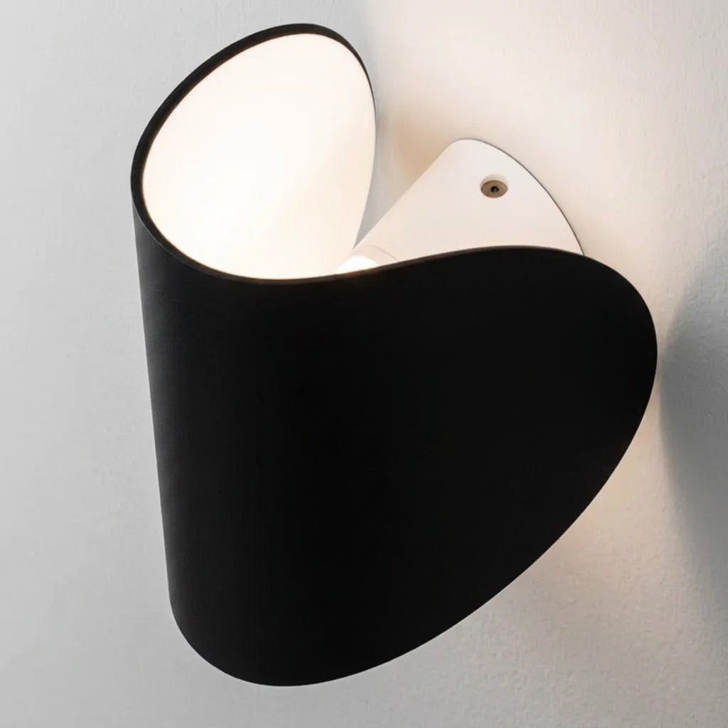 Black Up & Down Modern Wall Sconce Light