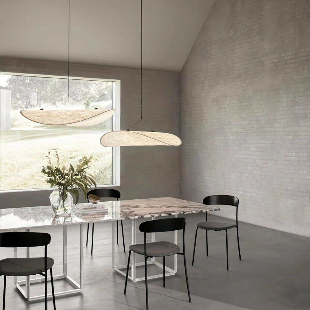 Boho LED Ceiling Light with Silk Shade - Lattea Global