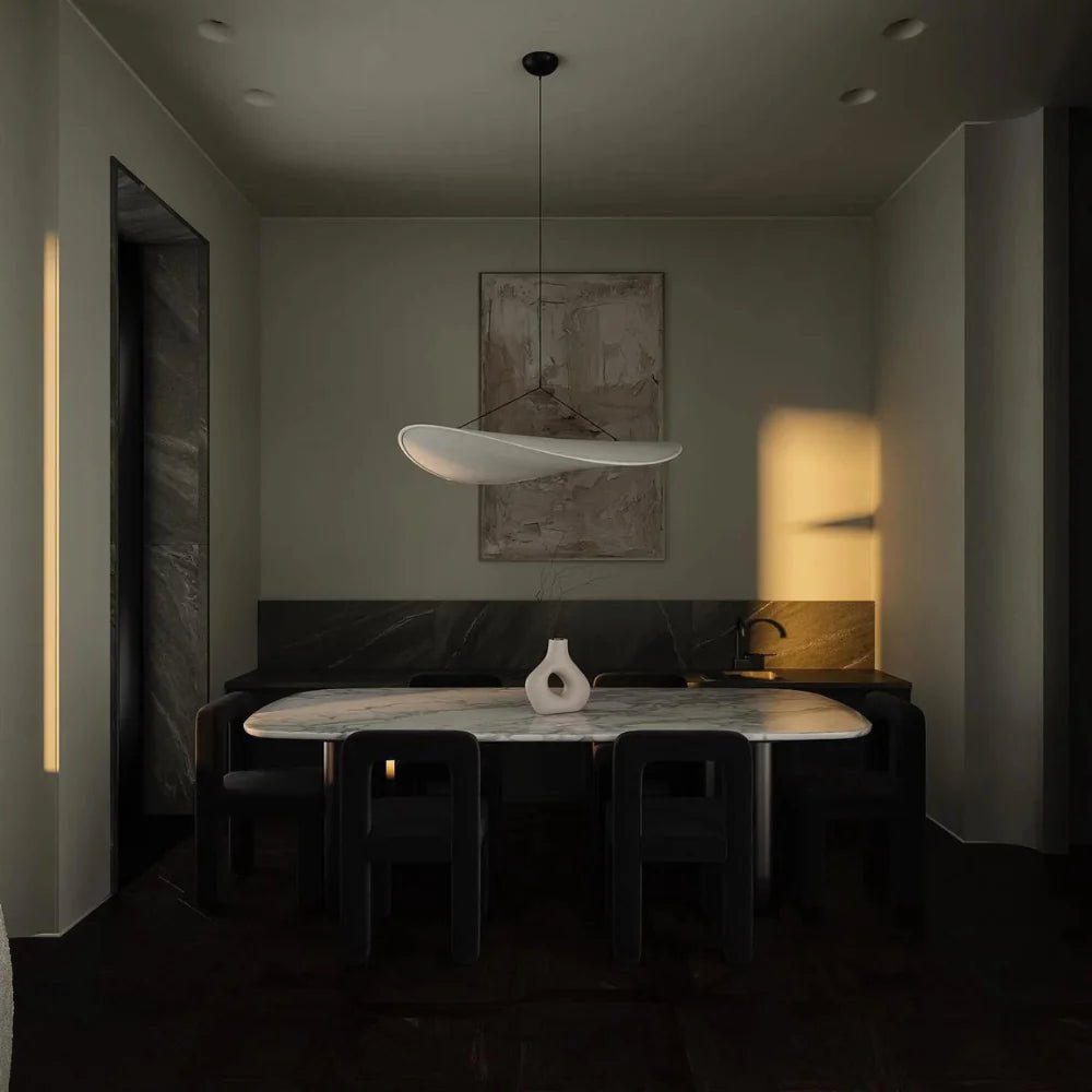Boho LED Ceiling Light with Silk Shade - Lattea Global