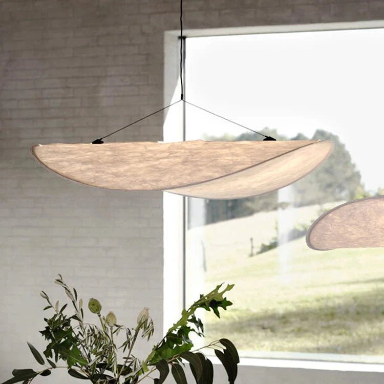 Boho LED Ceiling Light with Silk Shade - Lattea Global