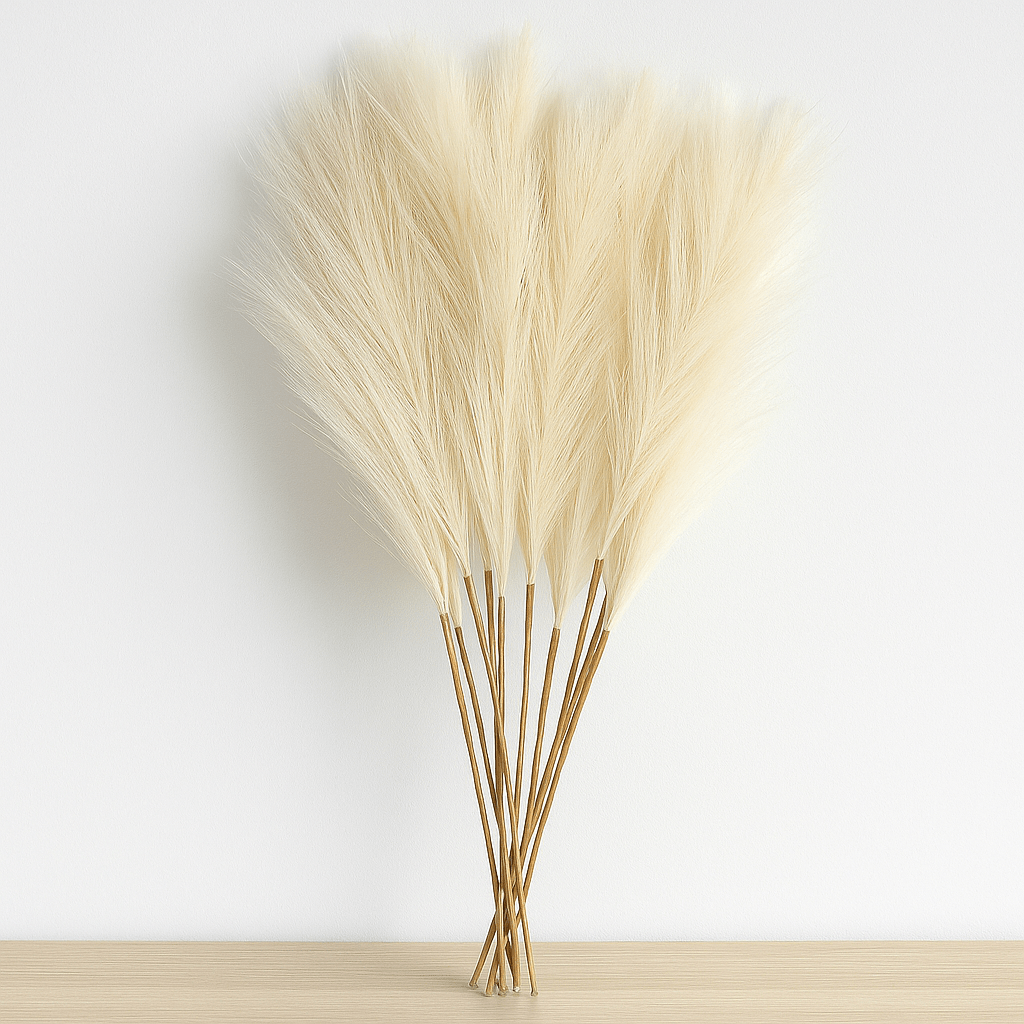 Boho Pampas Grass Grasses Artificial Flower Set - Lattea Global
