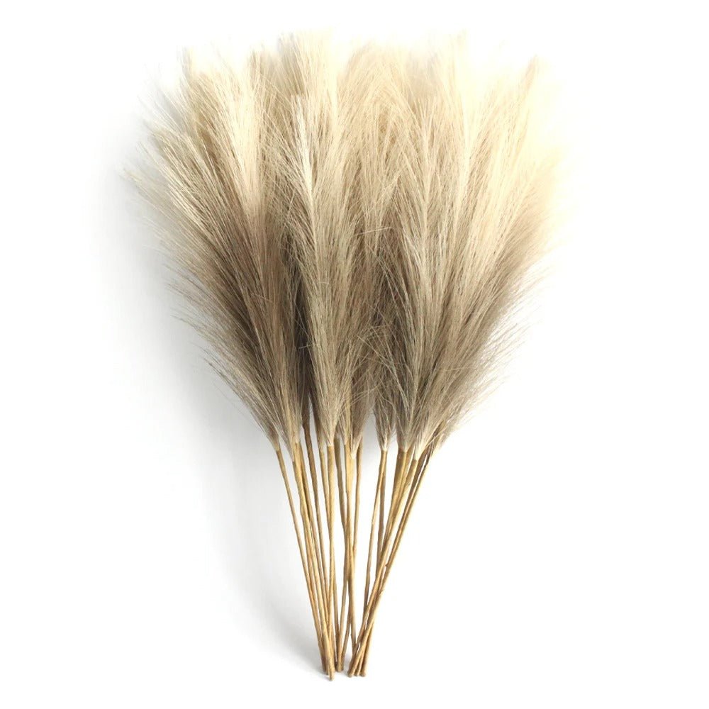 Boho Pampas Grass Grasses Artificial Flower Set - Lattea Global