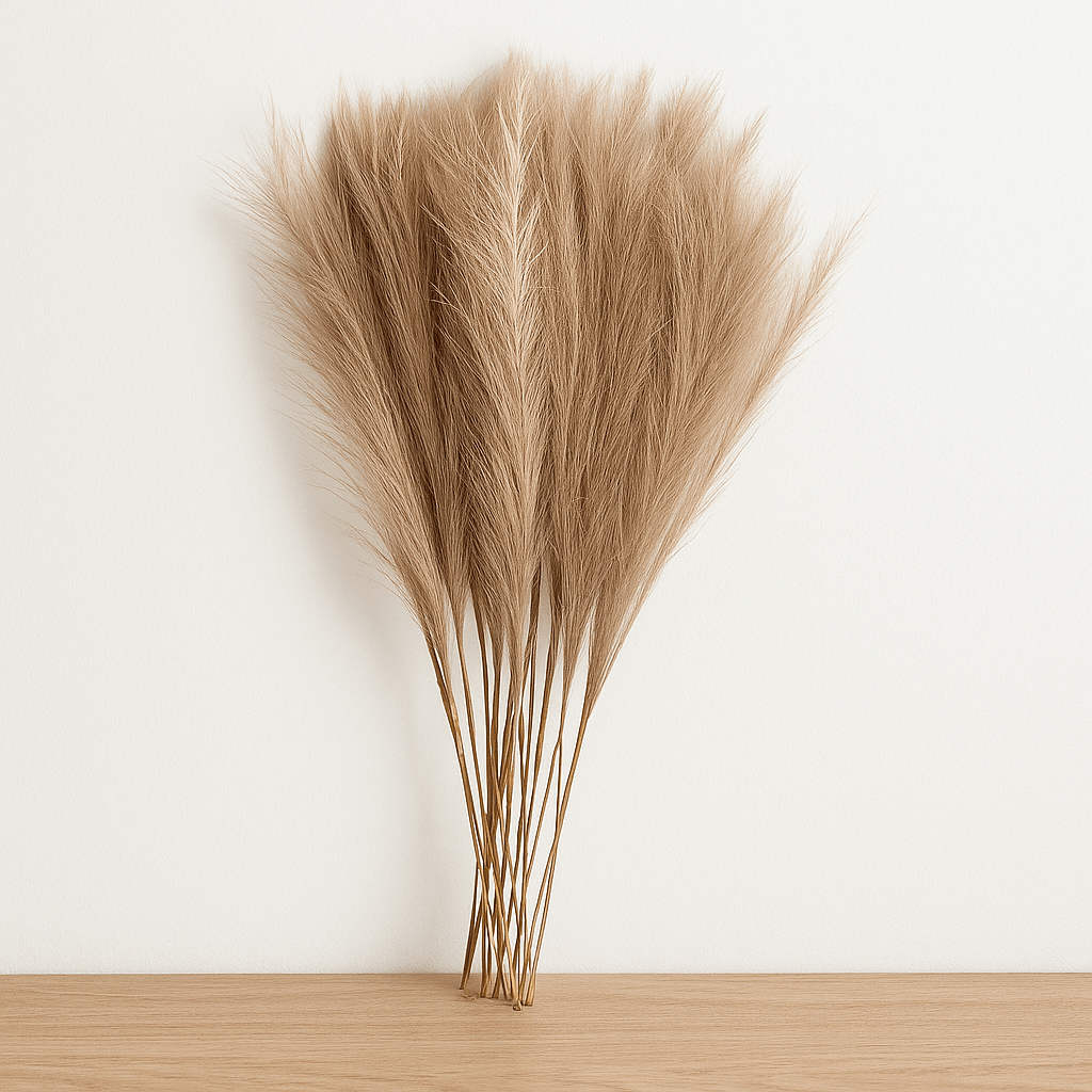 Boho Pampas Grass Grasses Artificial Flower Set - Lattea Global