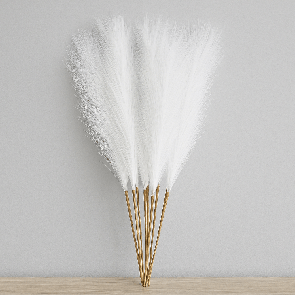 Boho Pampas Grass Grasses Artificial Flower Set - Lattea Global