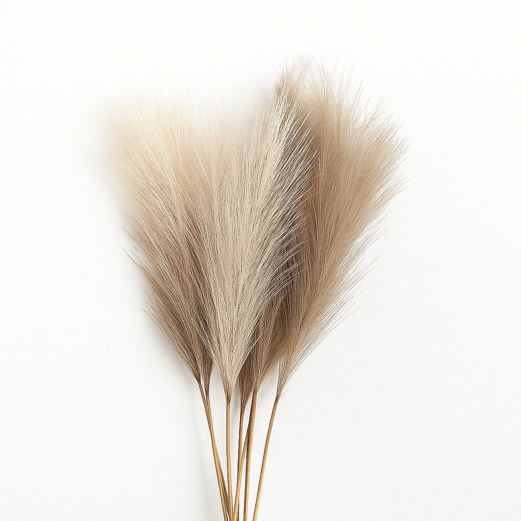 Boho Pampas Grass Grasses Artificial Flower Set - Lattea Global