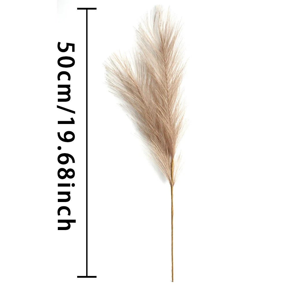 Boho Pampas Grass Grasses Artificial Flower Set - Lattea Global