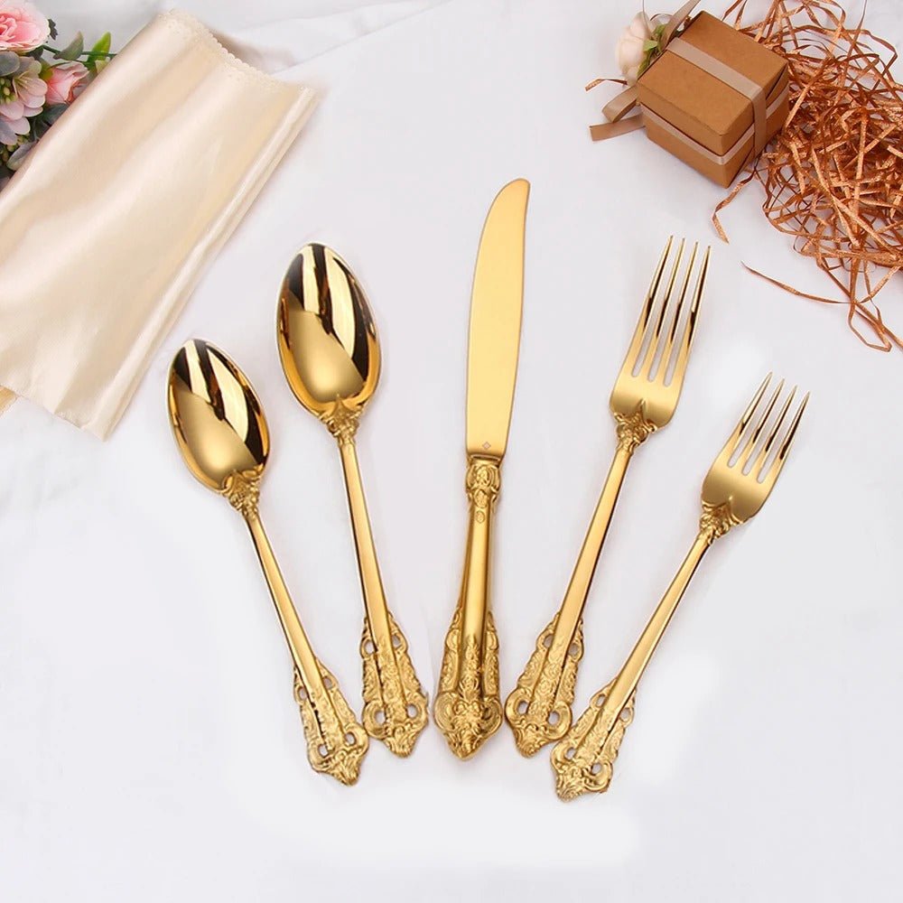 British - Inspired Cutlery Set – Timeless Elegance for Daily Dining - Lattea Global