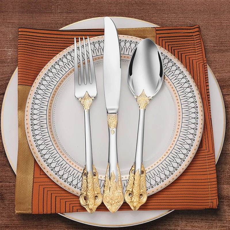 British - Inspired Cutlery Set – Timeless Elegance for Daily Dining - Lattea Global