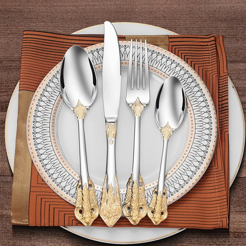 British - Inspired Cutlery Set – Timeless Elegance for Daily Dining - Lattea Global