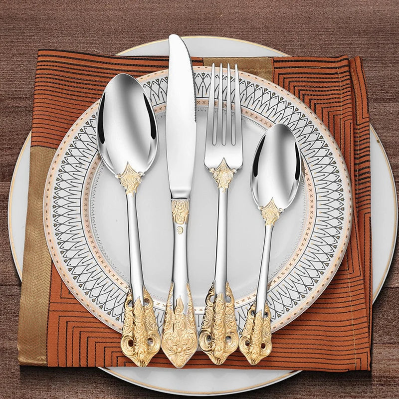 British-Inspired Cutlery Set – Timeless Elegance for Daily Dining