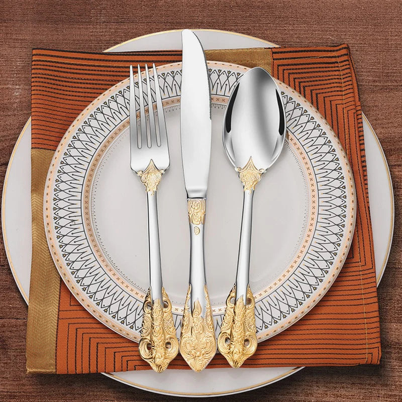 British-Inspired Cutlery Set – Timeless Elegance for Daily Dining