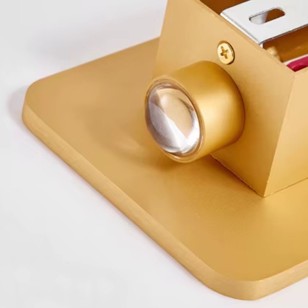 Brushed Aluminium Up & Down LED Indoor Wall Light 6W