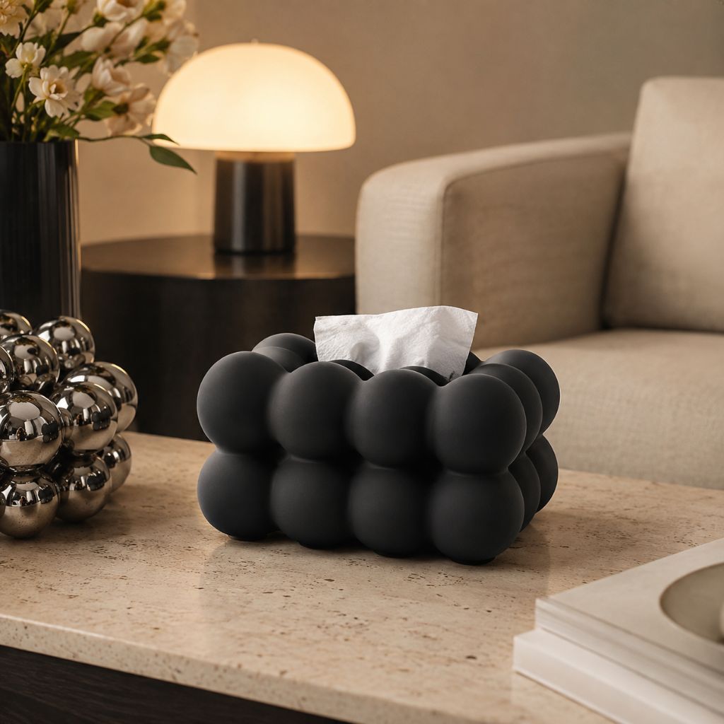 Bubble Ceramic Tissue Box