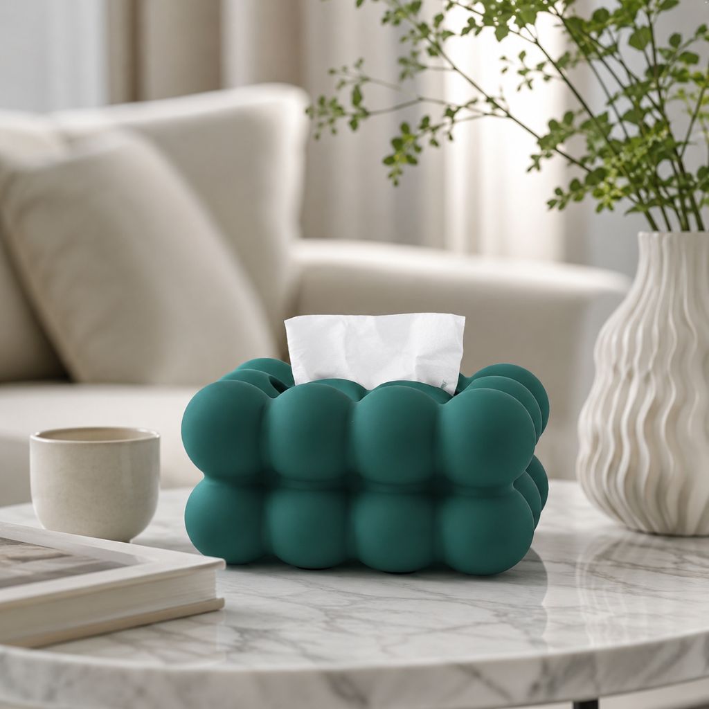 Bubble Ceramic Tissue Box
