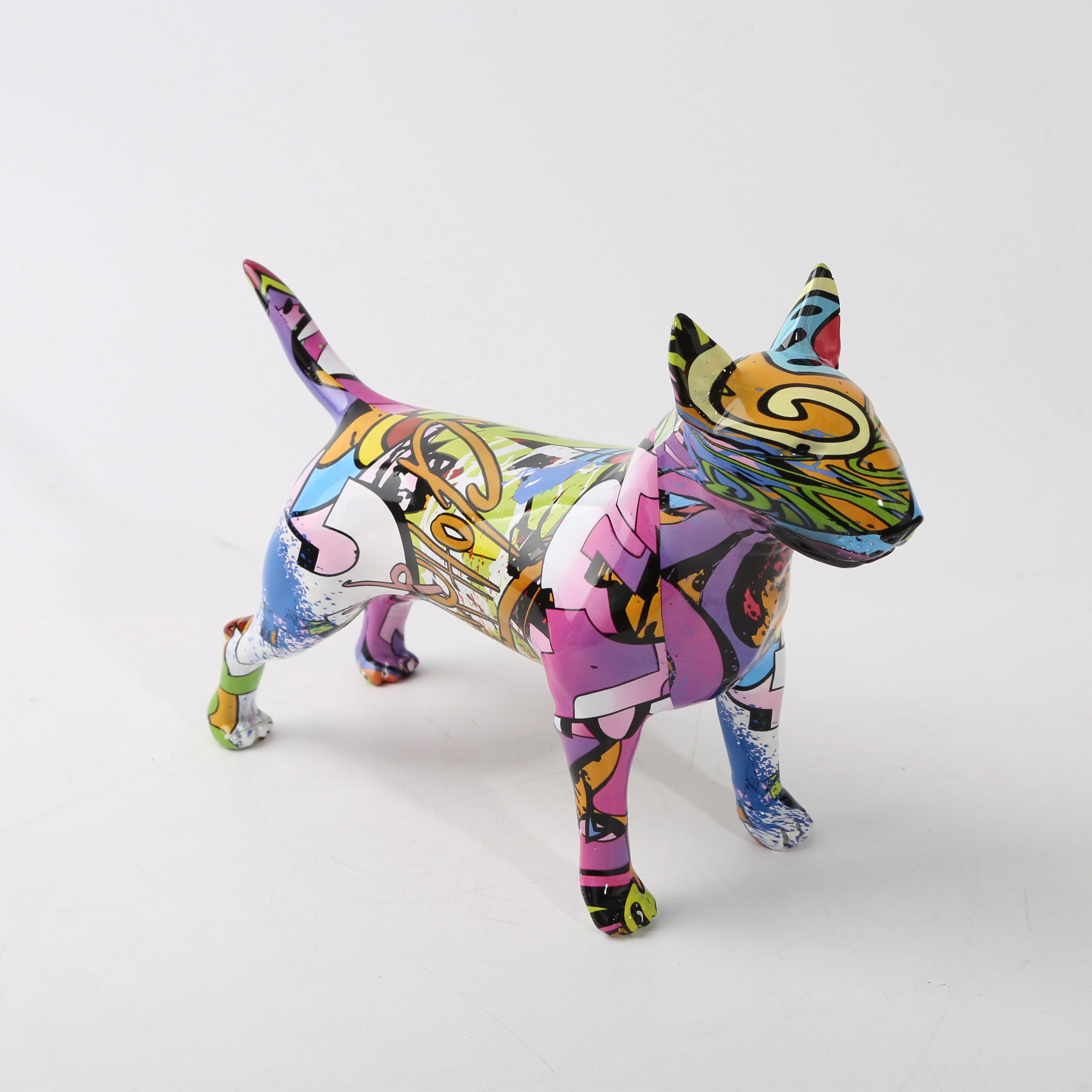 Bull Terrier Art Sculpture