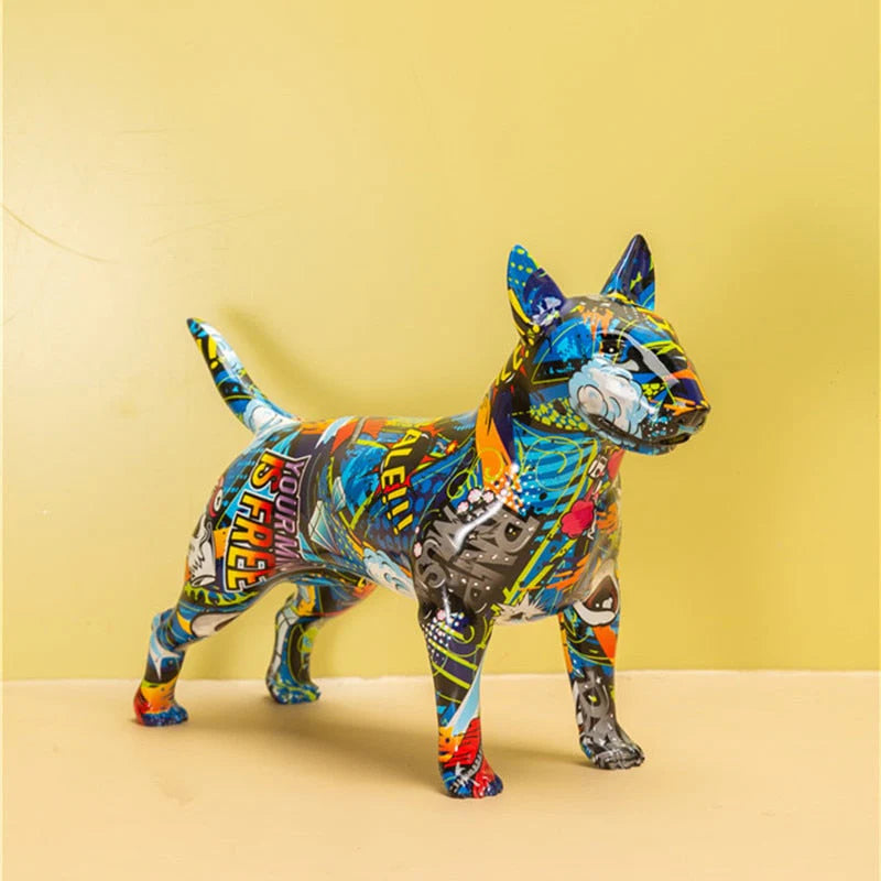 Bull Terrier Art Sculpture