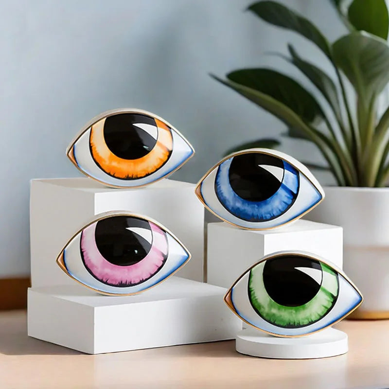 Ceramic Eye Sculpture