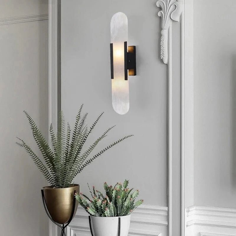 Chan Black and Gold LED Wall Lamp - Lattea Global