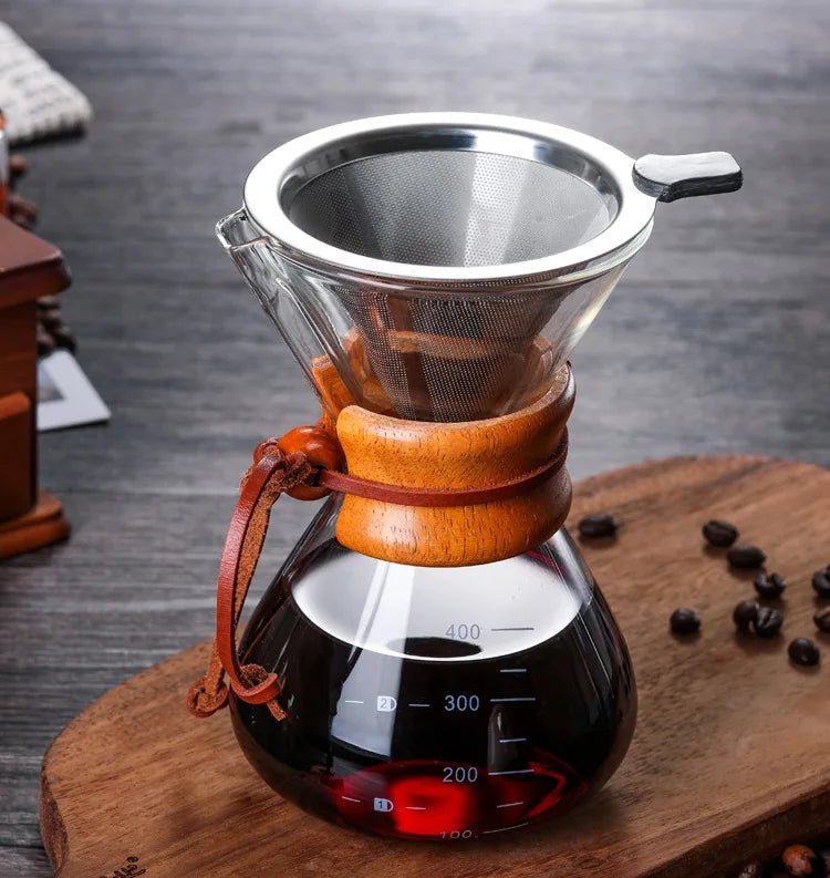 Chemex Coffee Pot with Hario V60 Dripper Set