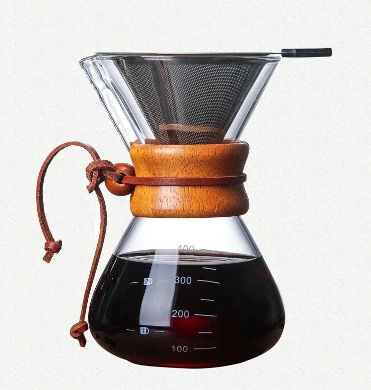 Chemex Coffee Pot with Hario V60 Dripper Set - Lattea Global