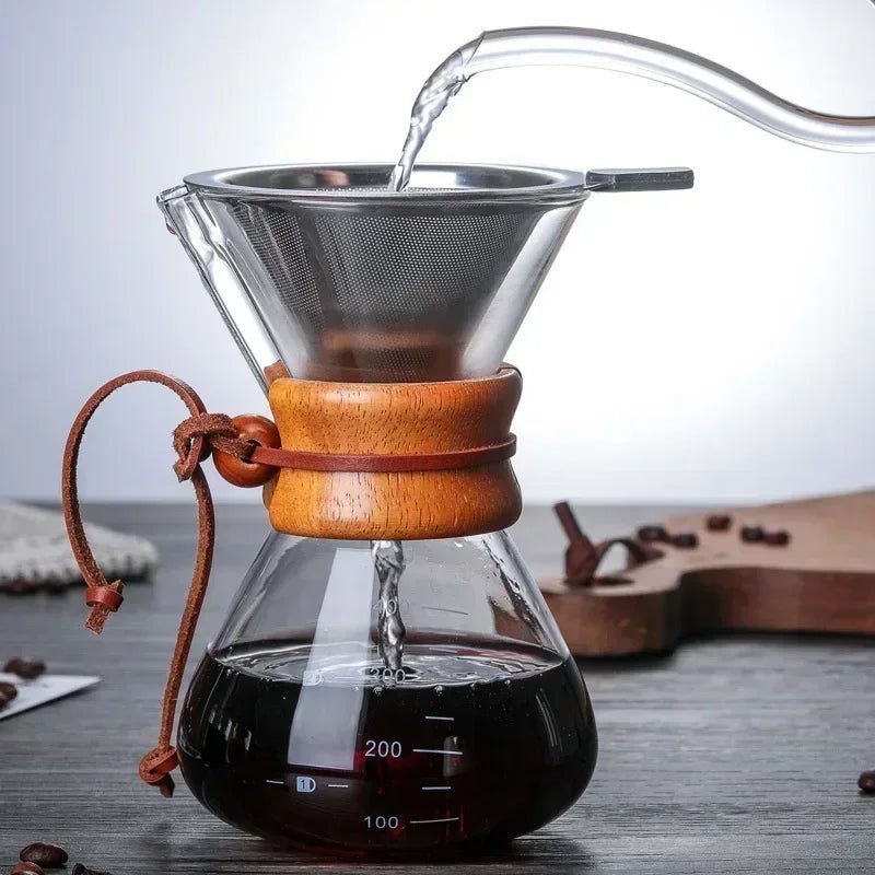 Chemex Coffee Pot with Hario V60 Dripper Set - Lattea Global