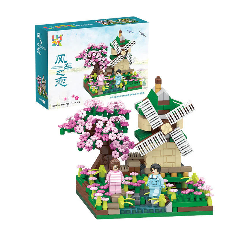 Cherry Blossom Building Blocks Decor