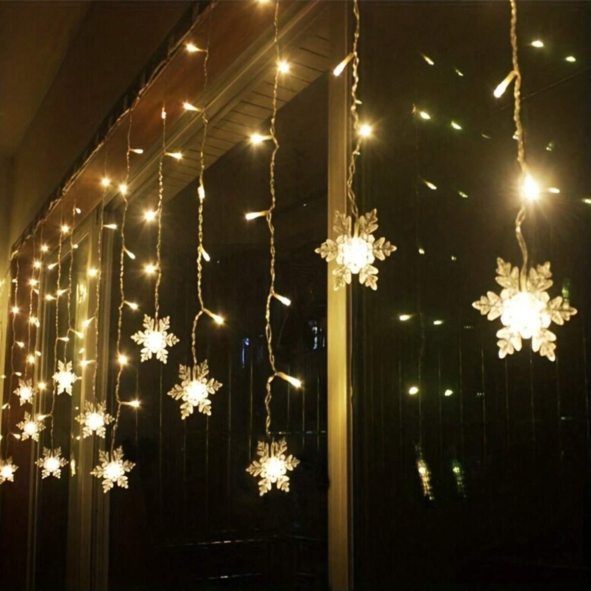 Christmas Lights LED Snowflakes - Lattea Global