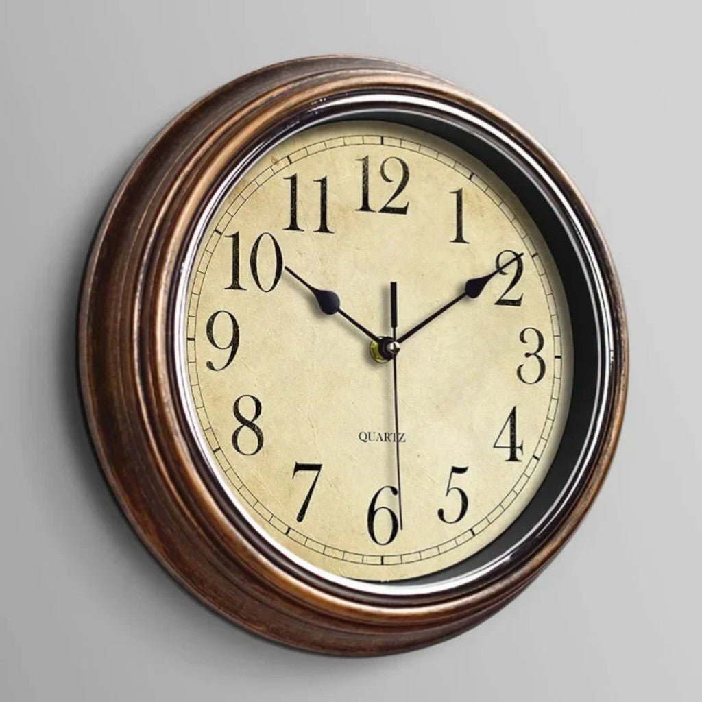 ChronoClassic Vintage Wall Clock for Home Decor - Lattea Global