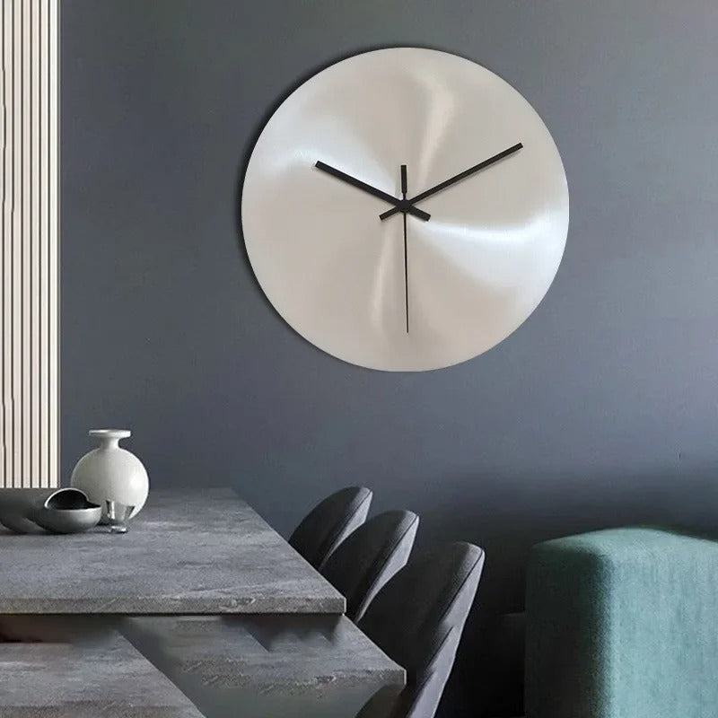 ChronoSteel - Minimalist Stainless Steel Wall Clock