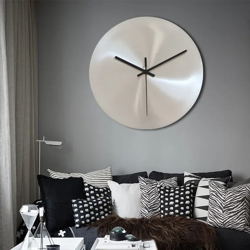 ChronoSteel - Minimalist Stainless Steel Wall Clock