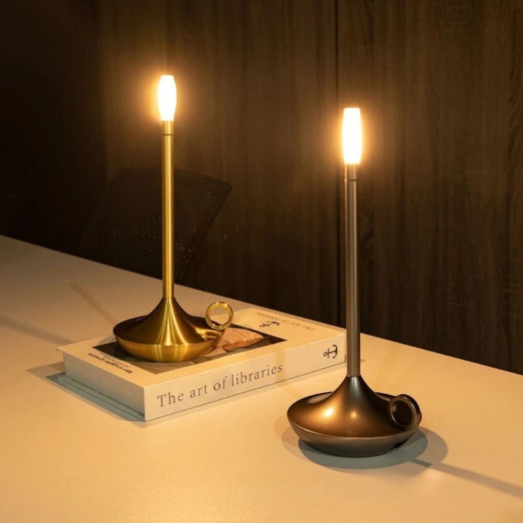 Classic Candlestick Table Lamp - Lattea Global