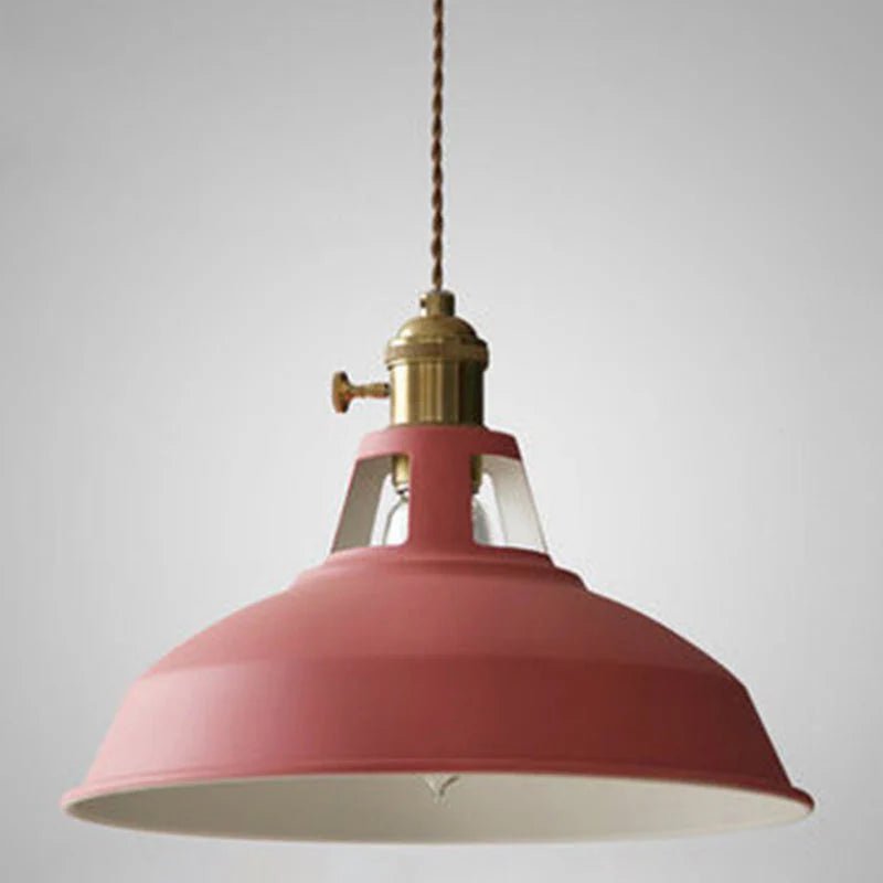 Classic Industrial Metal Pendant Light - Lattea Global