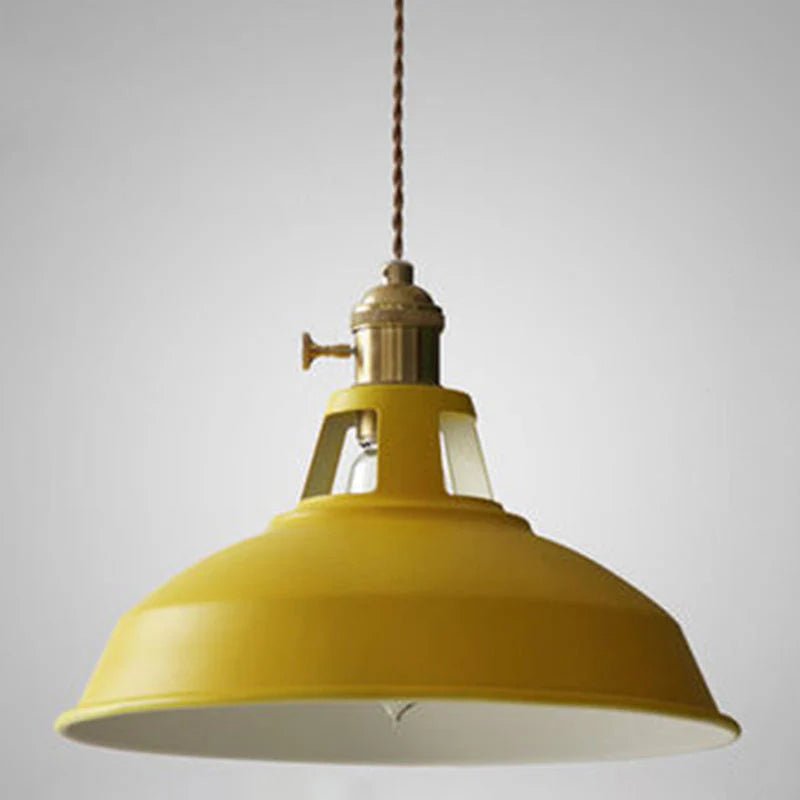 Classic Industrial Metal Pendant Light - Lattea Global