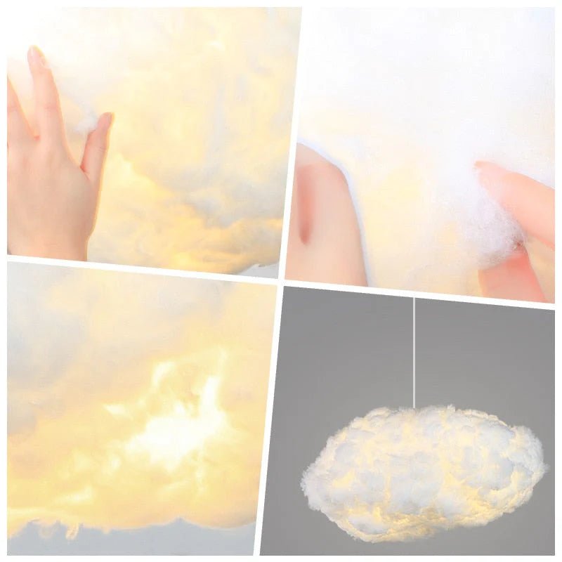 Cloud Ceiling Light | Soft Cotton Cloud Lamp - Lattea Global