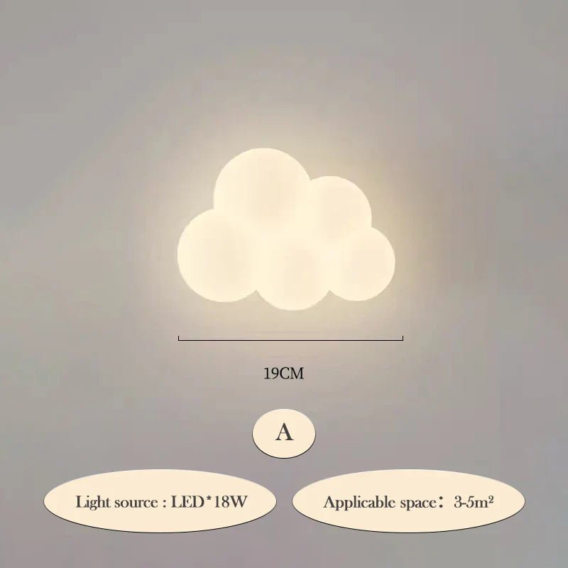 Cloud - Shaped LED Wall Lamp - Lattea Global