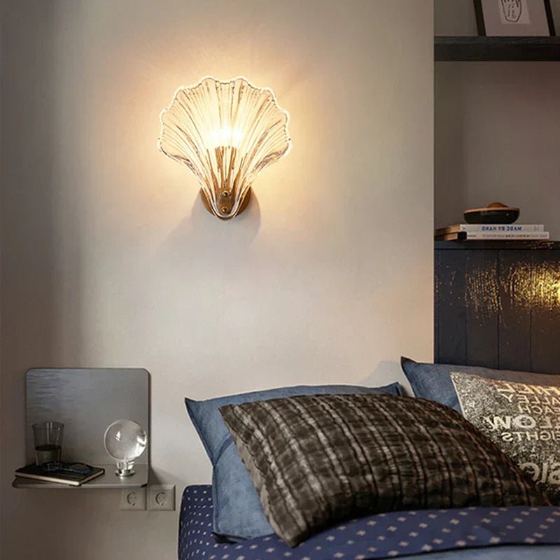 Coastal Shell Wall Sconce - Lattea Global