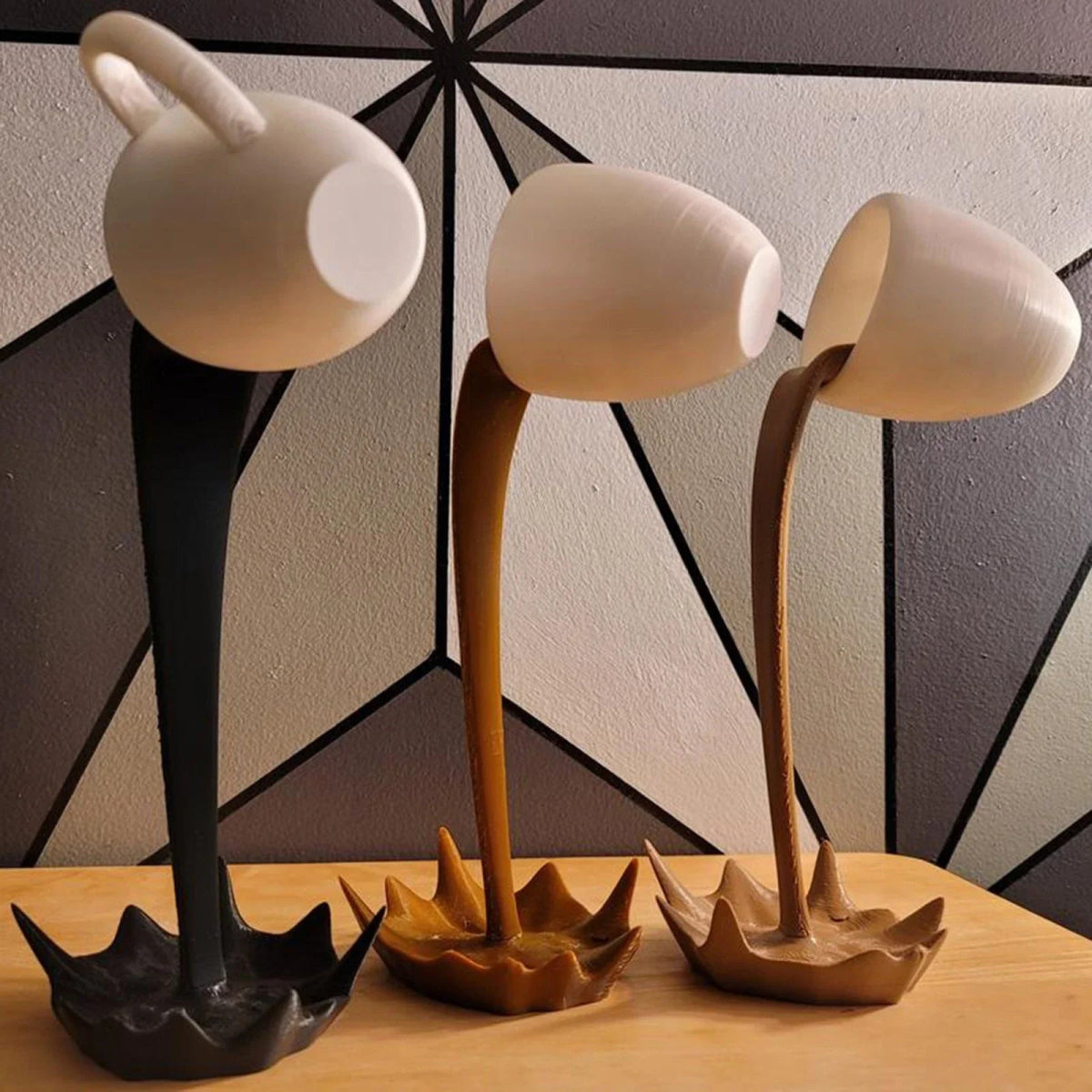 Coffee Spill Statue | Quirky Art Decor for Coffee Lovers - Lattea Global