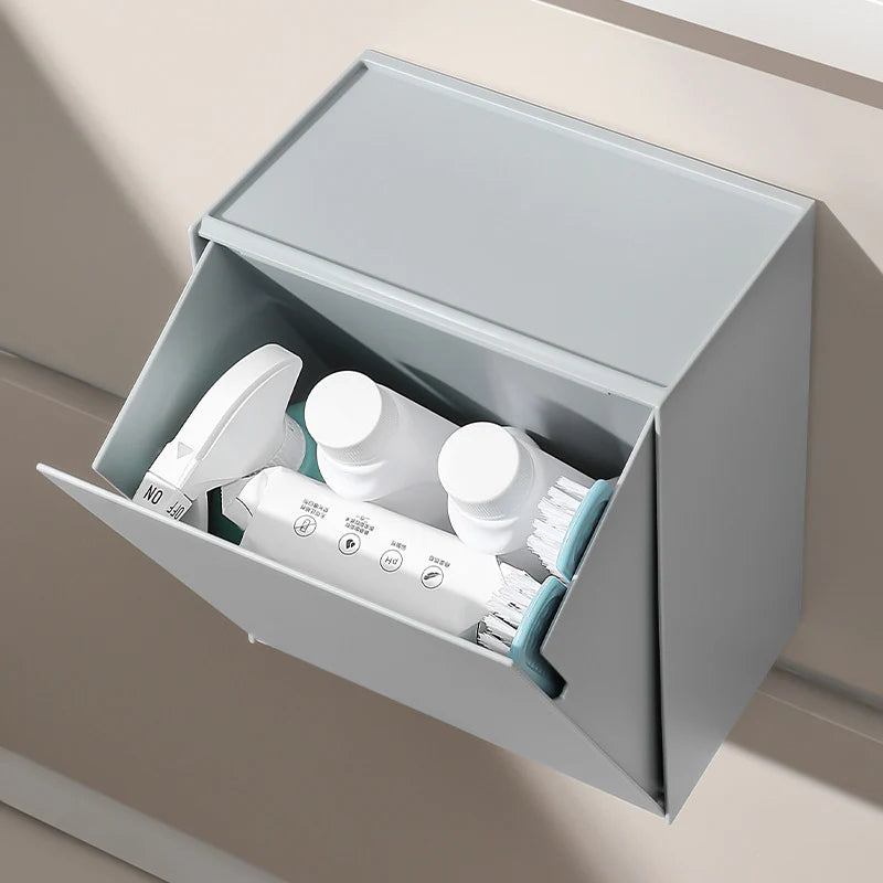 Compact Wall Hanging Storage Box for Bathroom