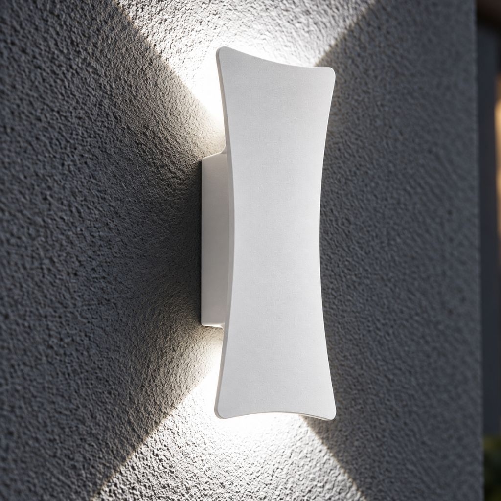 Concave IP65 Up and Down LED Outdoor Wall Light