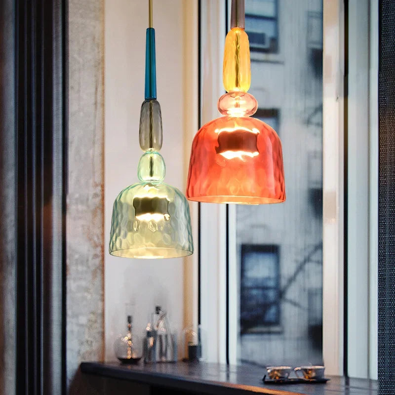 Colorful Glass Pendant Light