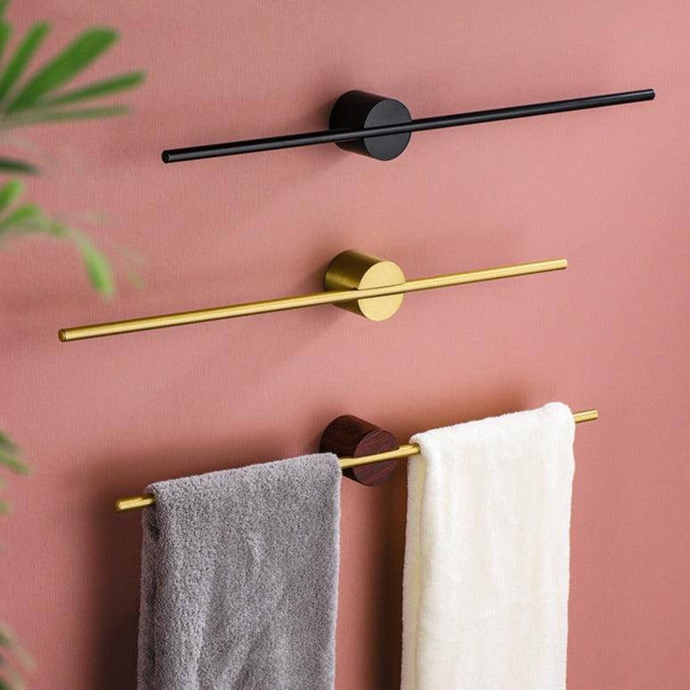 Minimalist Wall-Mounted Towel Bar