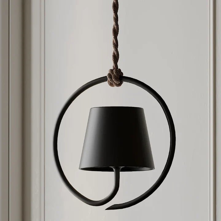 Cordless Circle LED Pendant Lamp Dimmable - Lattea Global
