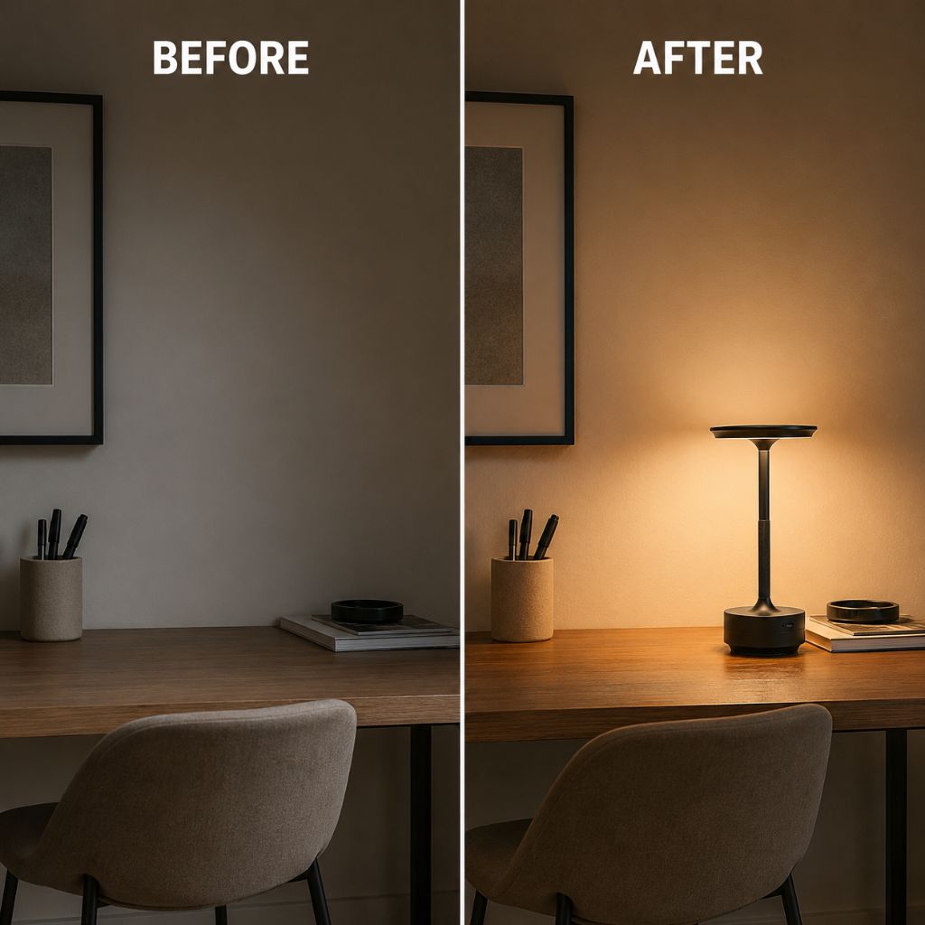 Cordless Table Lamp 3-Mode Touch Sensitive Lattea