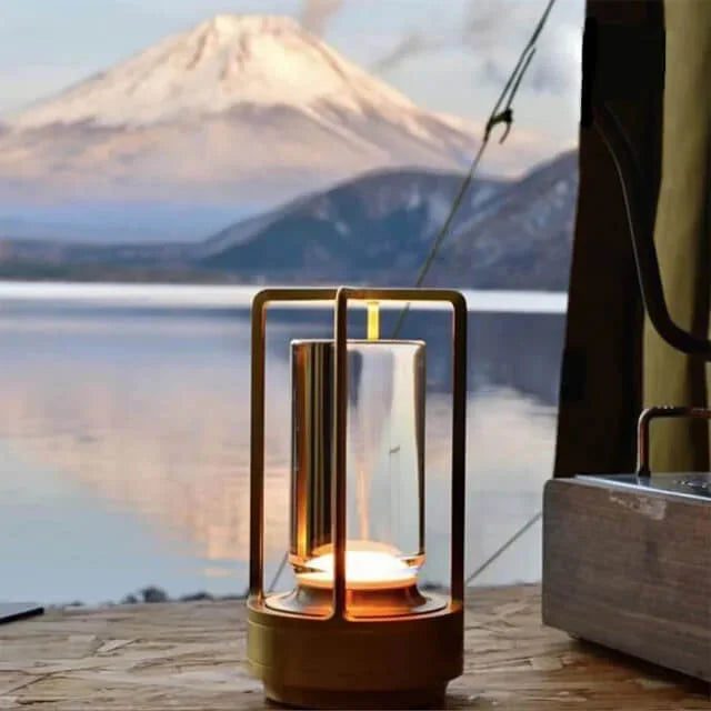 Crystal Table Lamp - Elegant Lantern