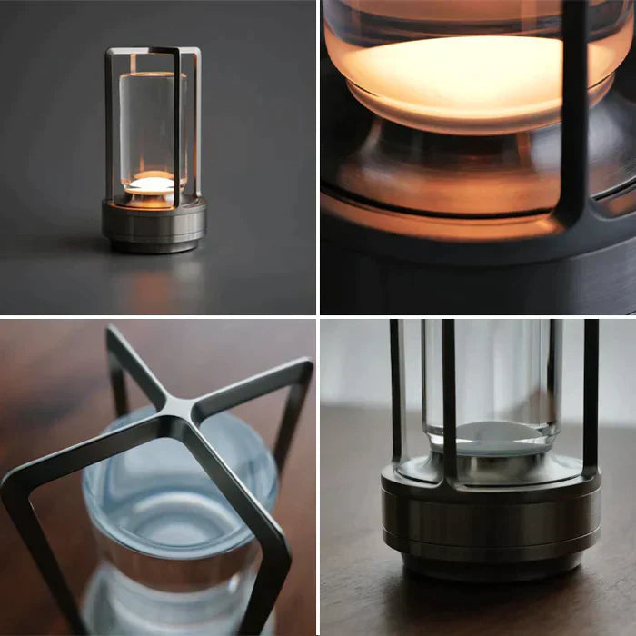 Crystal Table Lamp - Elegant Lantern