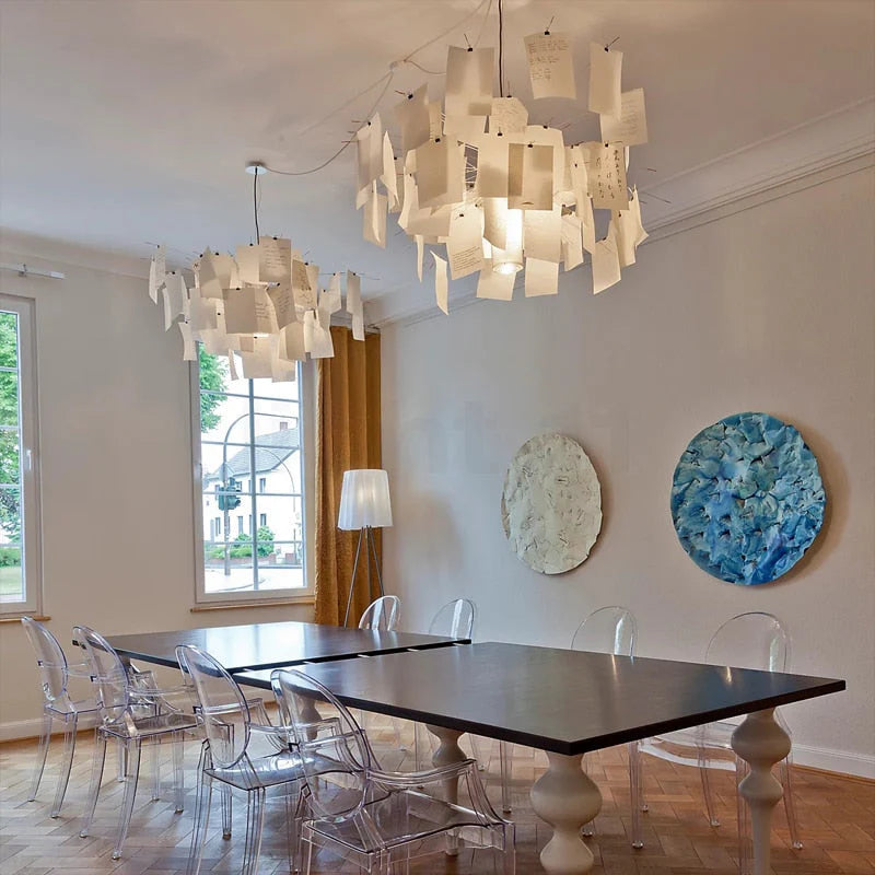 Customizable Artistic Paper Chandelier