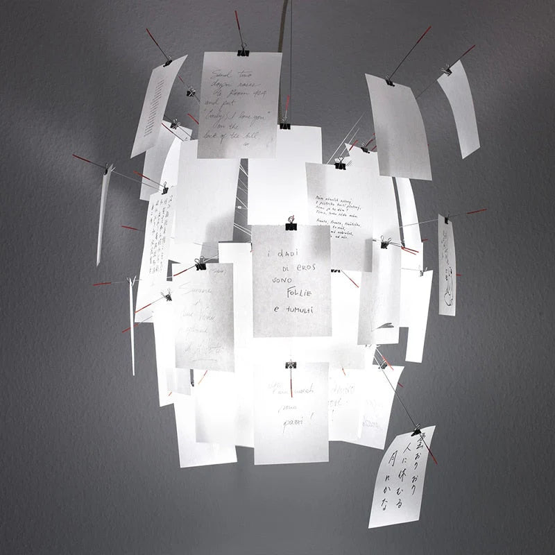 Customizable Artistic Paper Chandelier