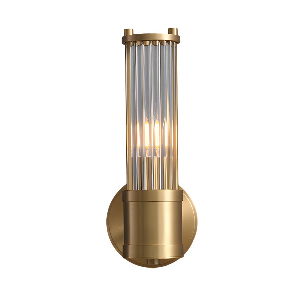 Cylindrical Glass Wall Sconce - Lattea Global